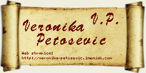 Veronika Petošević vizit kartica